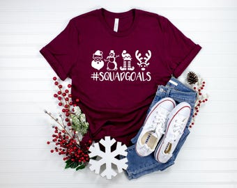 Christmas Squadgoals Shirt, Merry Christmas Shirt, Christmas shirt, Matching Christmas Shirts, Family Christmas Shirts, Holiday Shirts