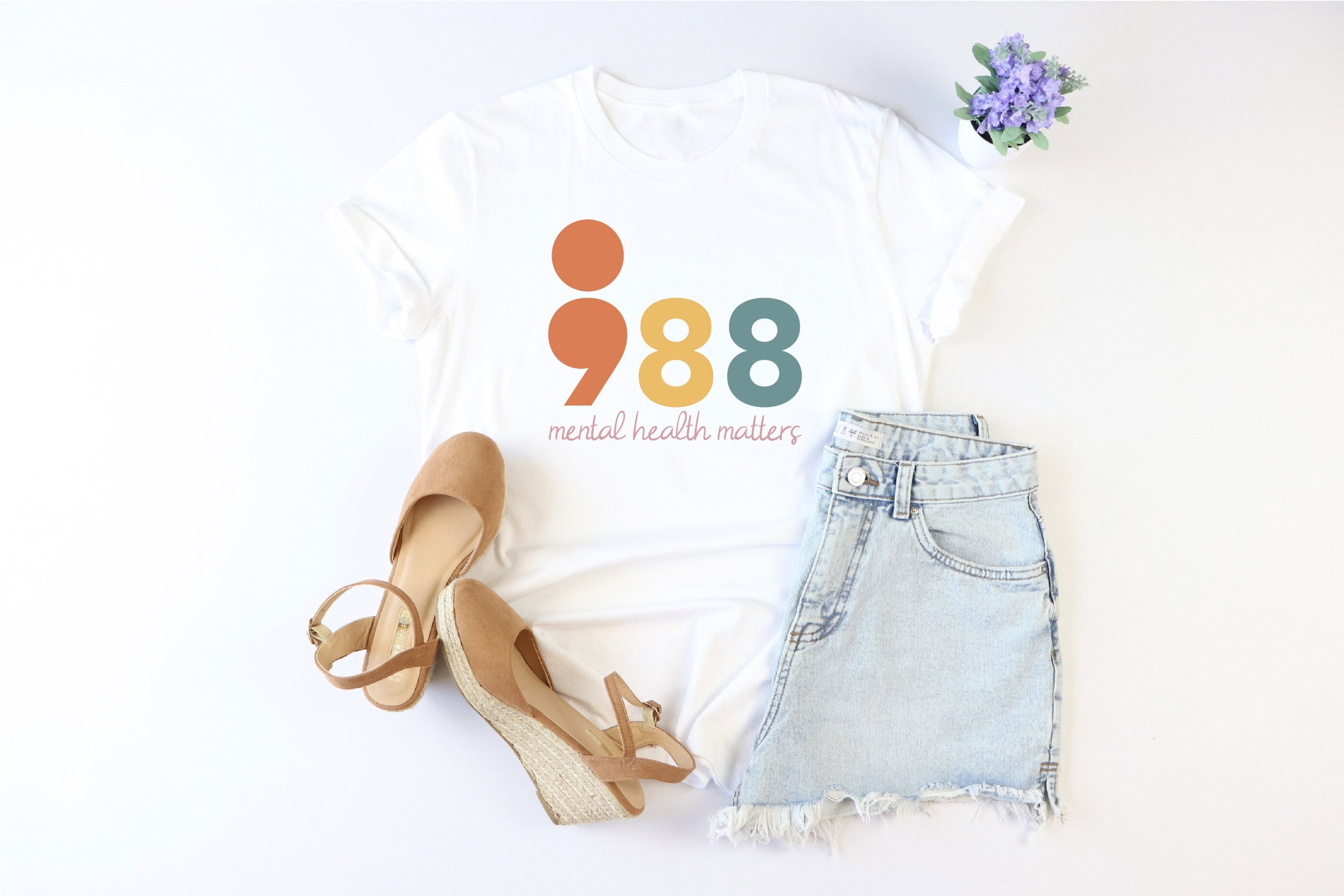 Mental Health Matters Shirt, Continue Life Shirt, You Matter Shirt, 988 Shirt, You Are Enough Shirt, Theraphist Tee, Suicide Awareness Shirt