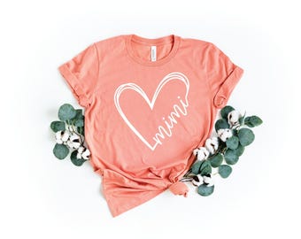 Mimi heart shirt, Mimi shirts, mimi life shirt, Grandma Established Shirt, Grandma Shirt, Christmas Gift Grandma, gift for mimi, mimi gifts