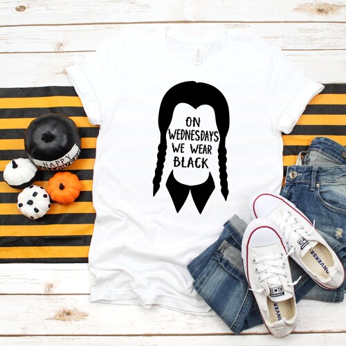 On Wednesdays we Wear Black, Halloween Shirt, Trick or Treat Down Main Street, disney shirt, bella canvas shirt, halloween shirts