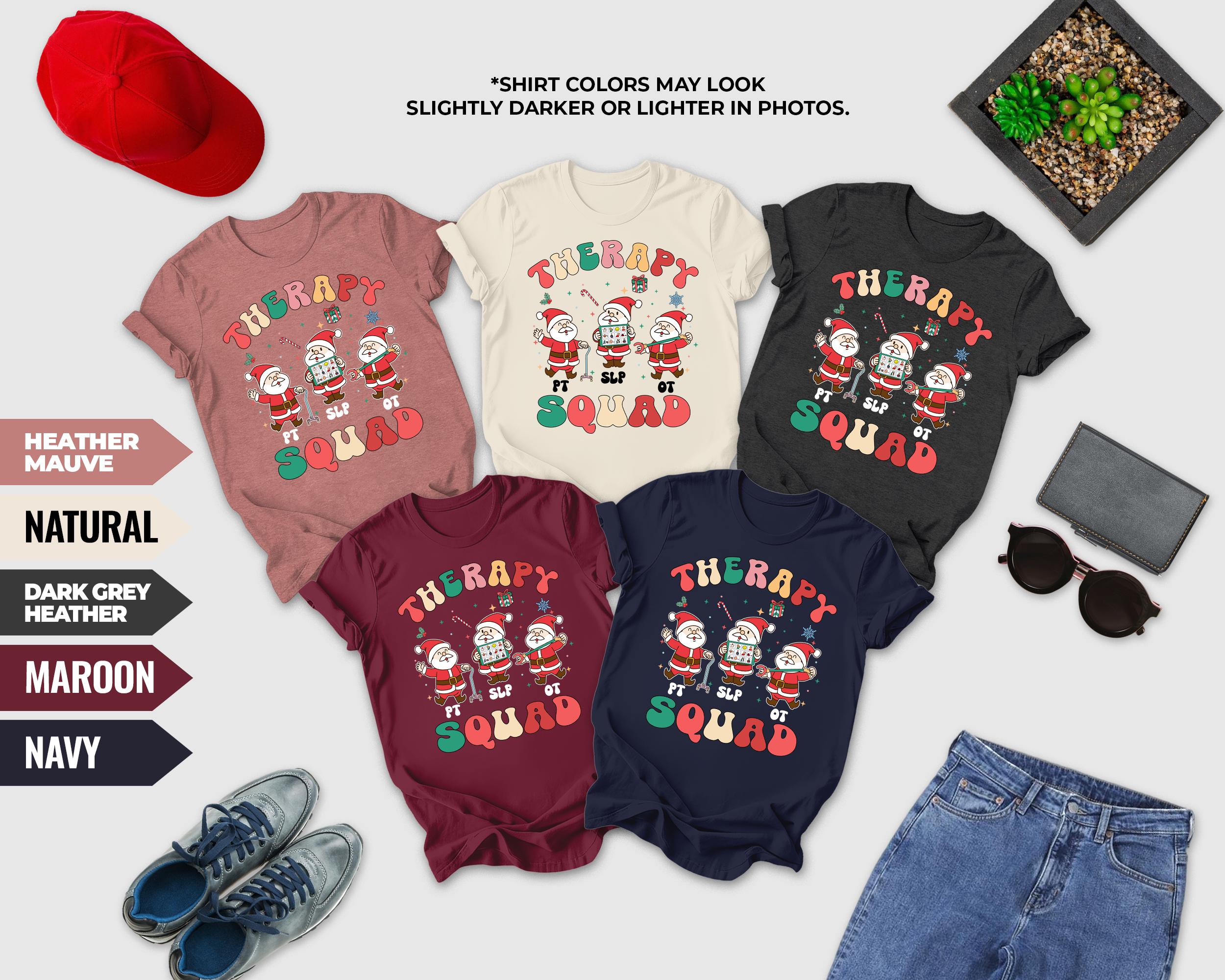 Therapy Squad SLP OT PT Shirt, Speech Therapy, Physical Therapy, Rehab ...