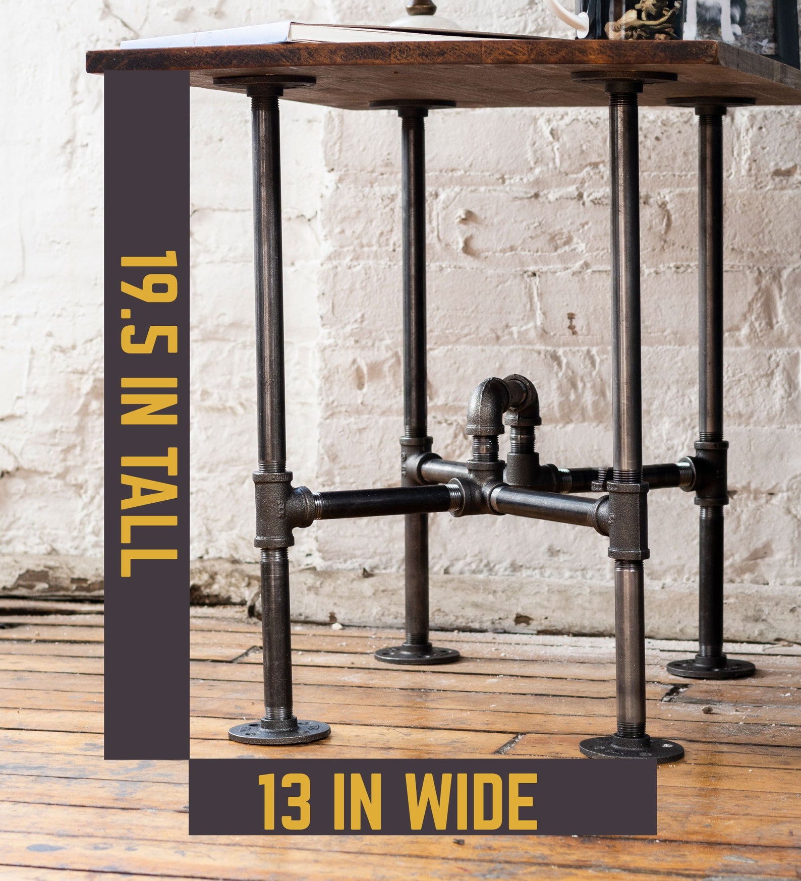 TABLE PIPE BASE Table Legs Metal Industrial Pipe Table Leg Etsy