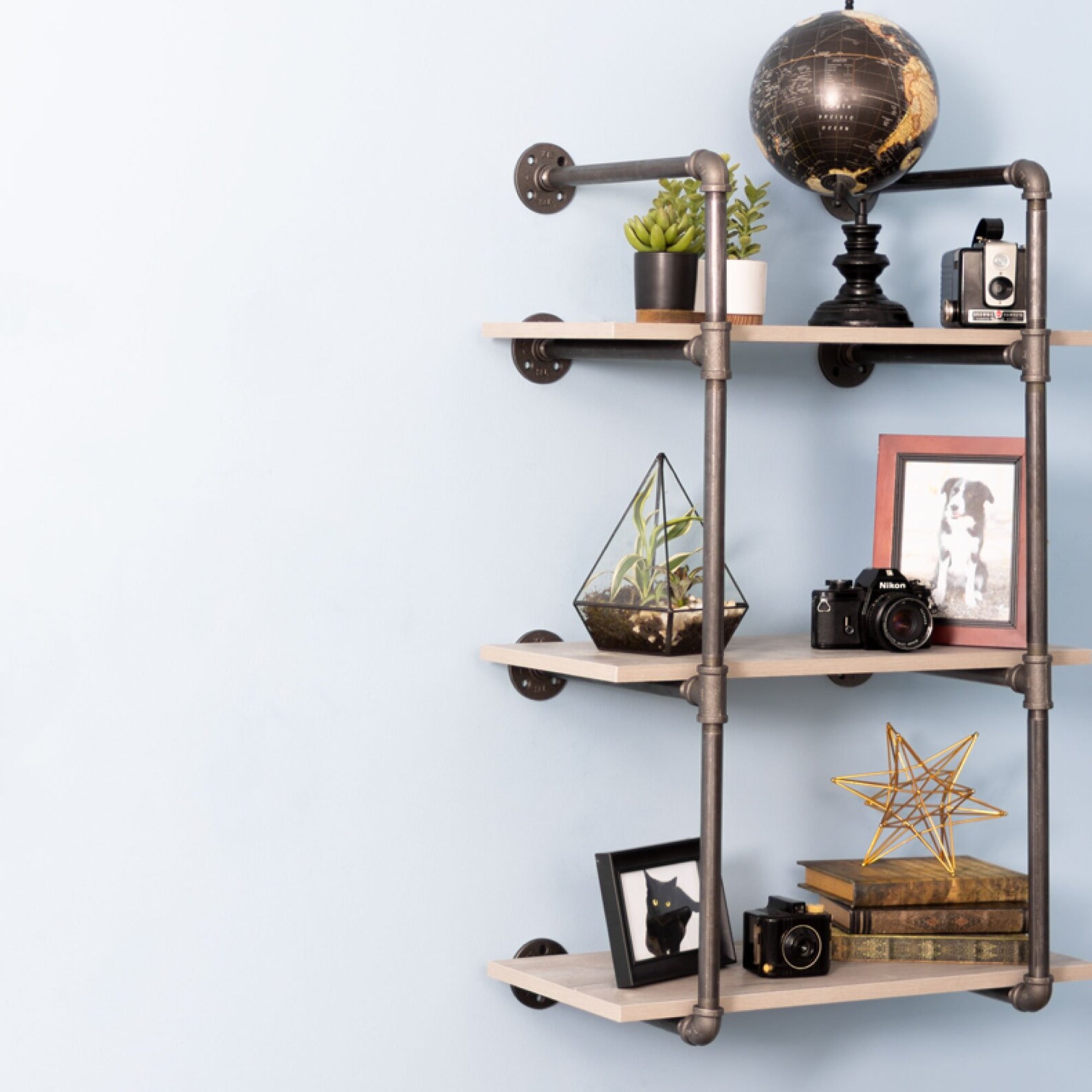 Estante montado en pared de 3 niveles por DECORACIÓN DE | Etsy