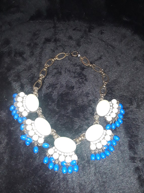 Scary costume jewelry with rhinestones and diamond