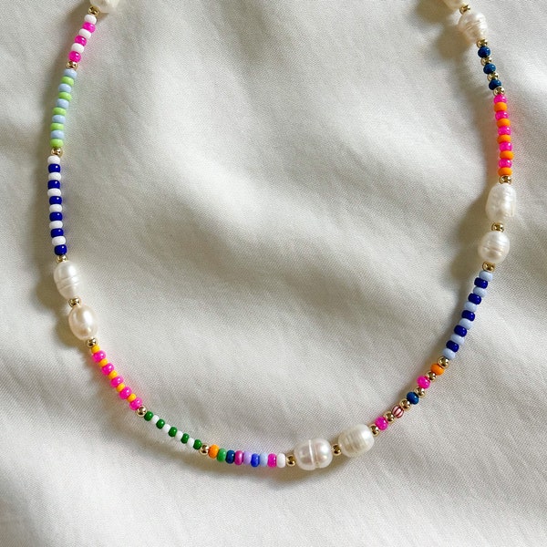 Multicolor Freshwater Pearl Necklace