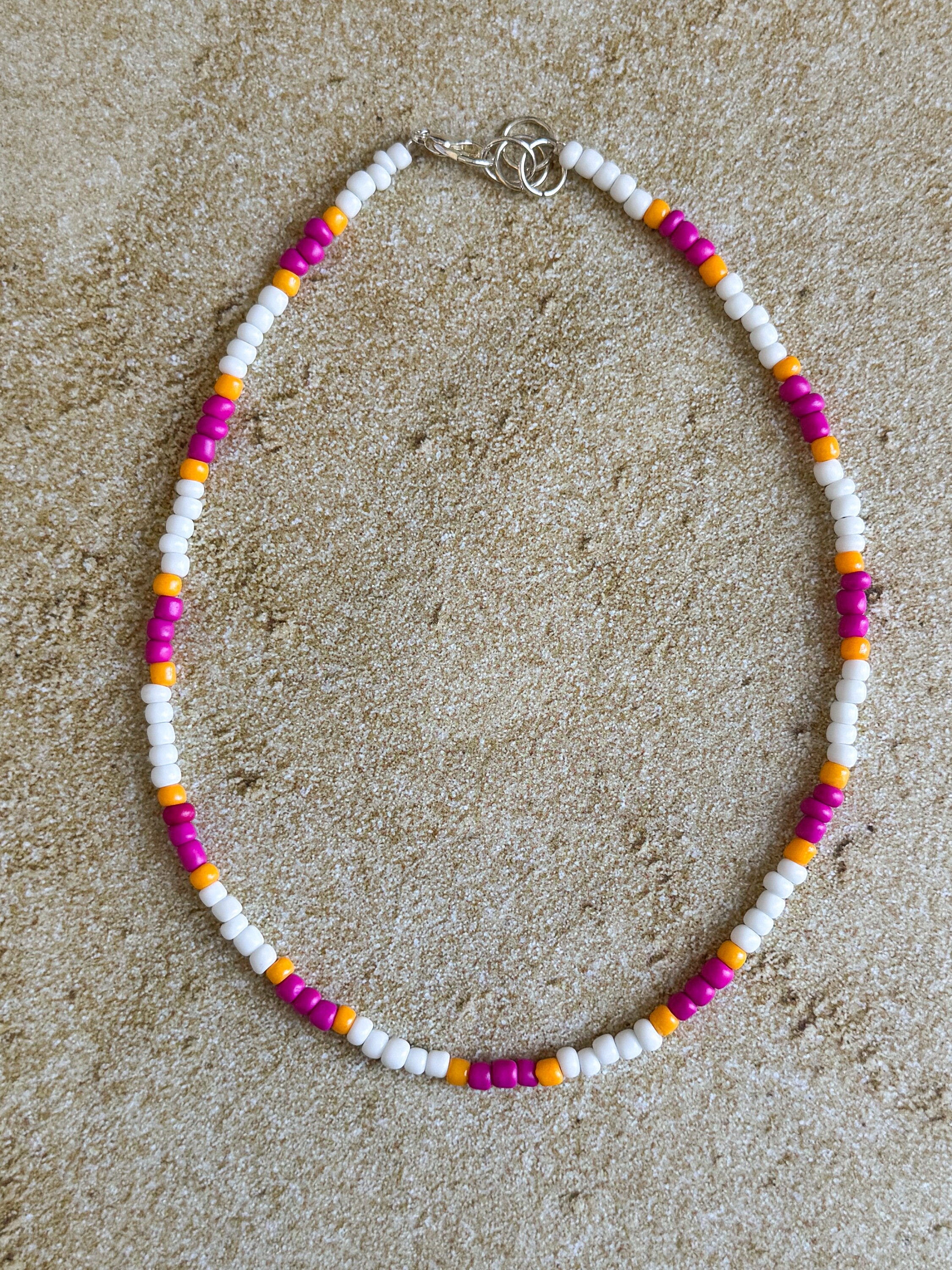 All Summers Necklace Set - Light Orange