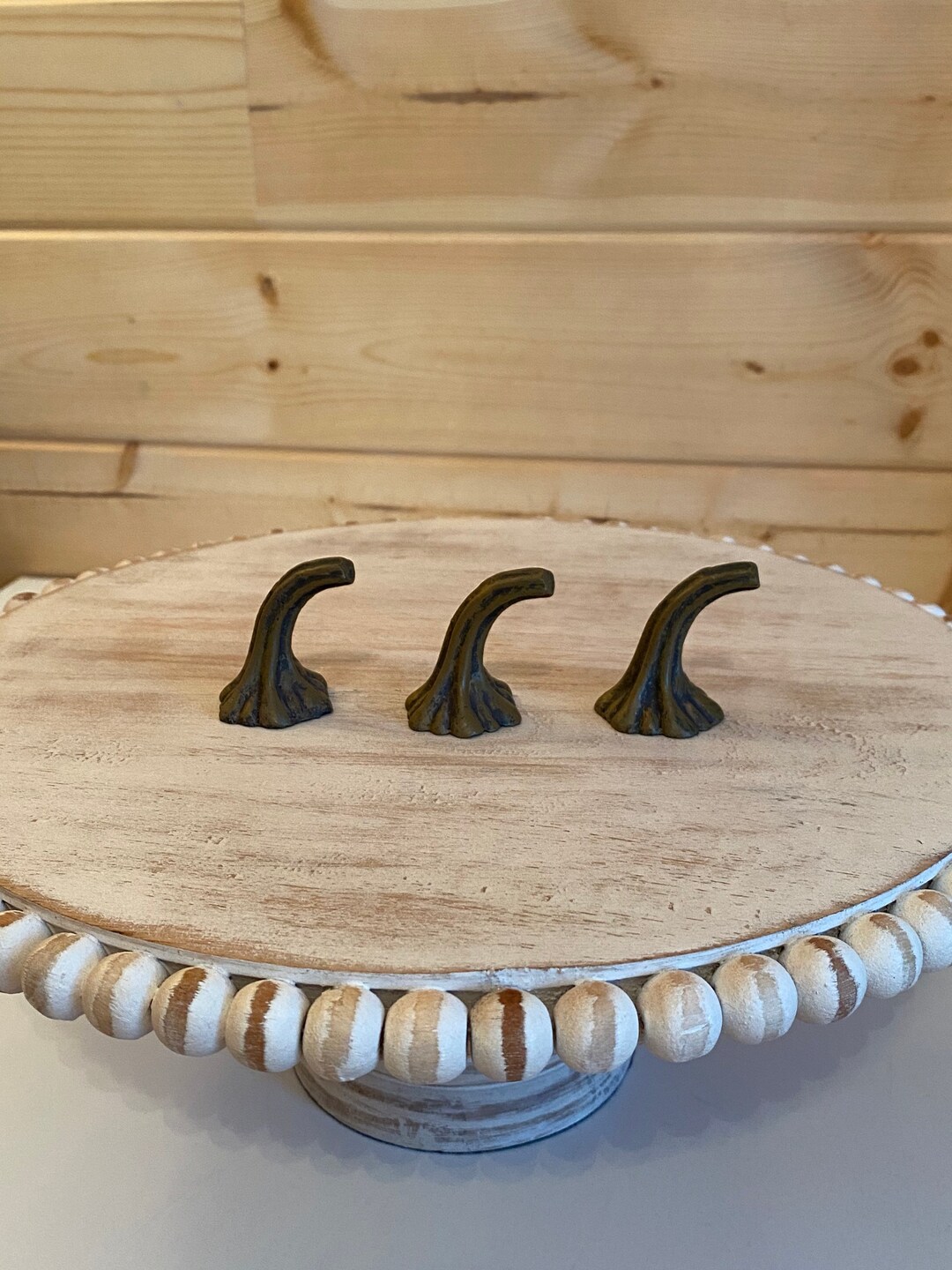 Faux Pumpkin Stems Set of 10 MINI Handpainted Resin Stems DIY Etsy UK