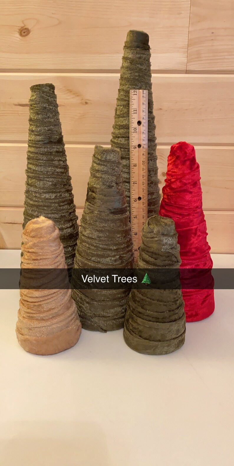 Make Your Own Set of 4 DECORATIVE TREES Mantle Decor and Farmhouse Decor! Great for Table-Scapes
