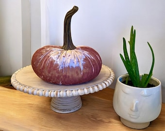 EXTRA Large Handmade Pumpkin Luxe Wedding Rustic Centerpieces PINK CHAMPAGNE Velvet Modern Farmhouse Glam Spring Party Decor Gifts for Mom