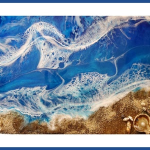 DIY Biginner's Resin kit  Beach scene