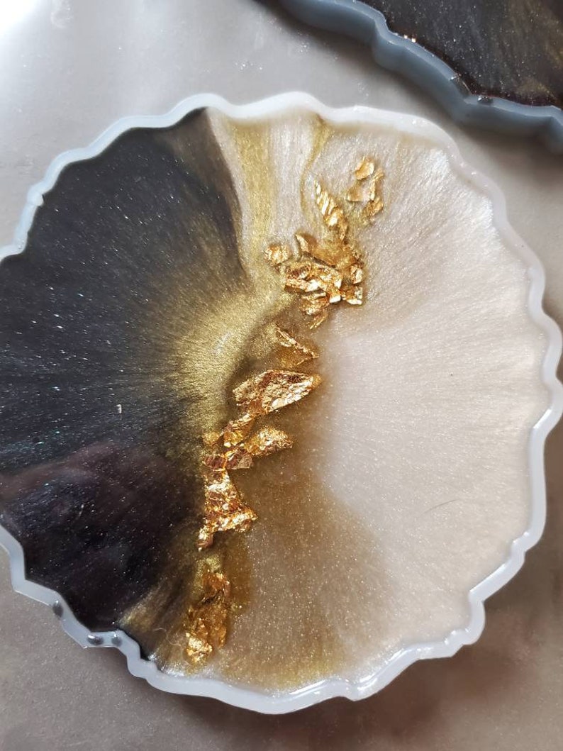 Irregular Shaped Resin Coaster Kit Etsy