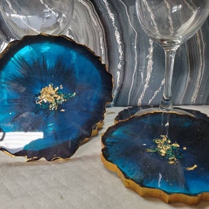 Irregular shaped resin coaster kit