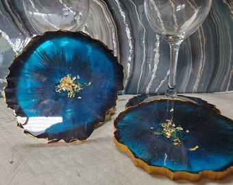 Irregular shaped resin coaster kit