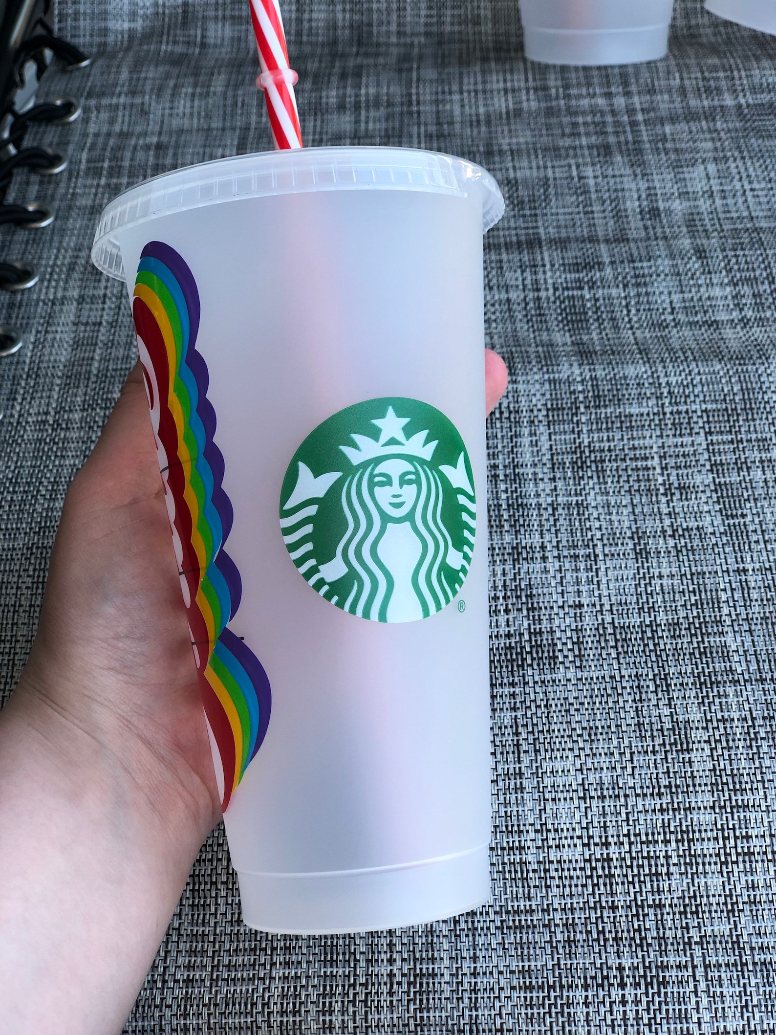 PRIDE Cup LGBTQ Rainbow Starbucks Reusable Cup Etsy