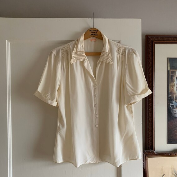1940’s Yolande Silk Blouse