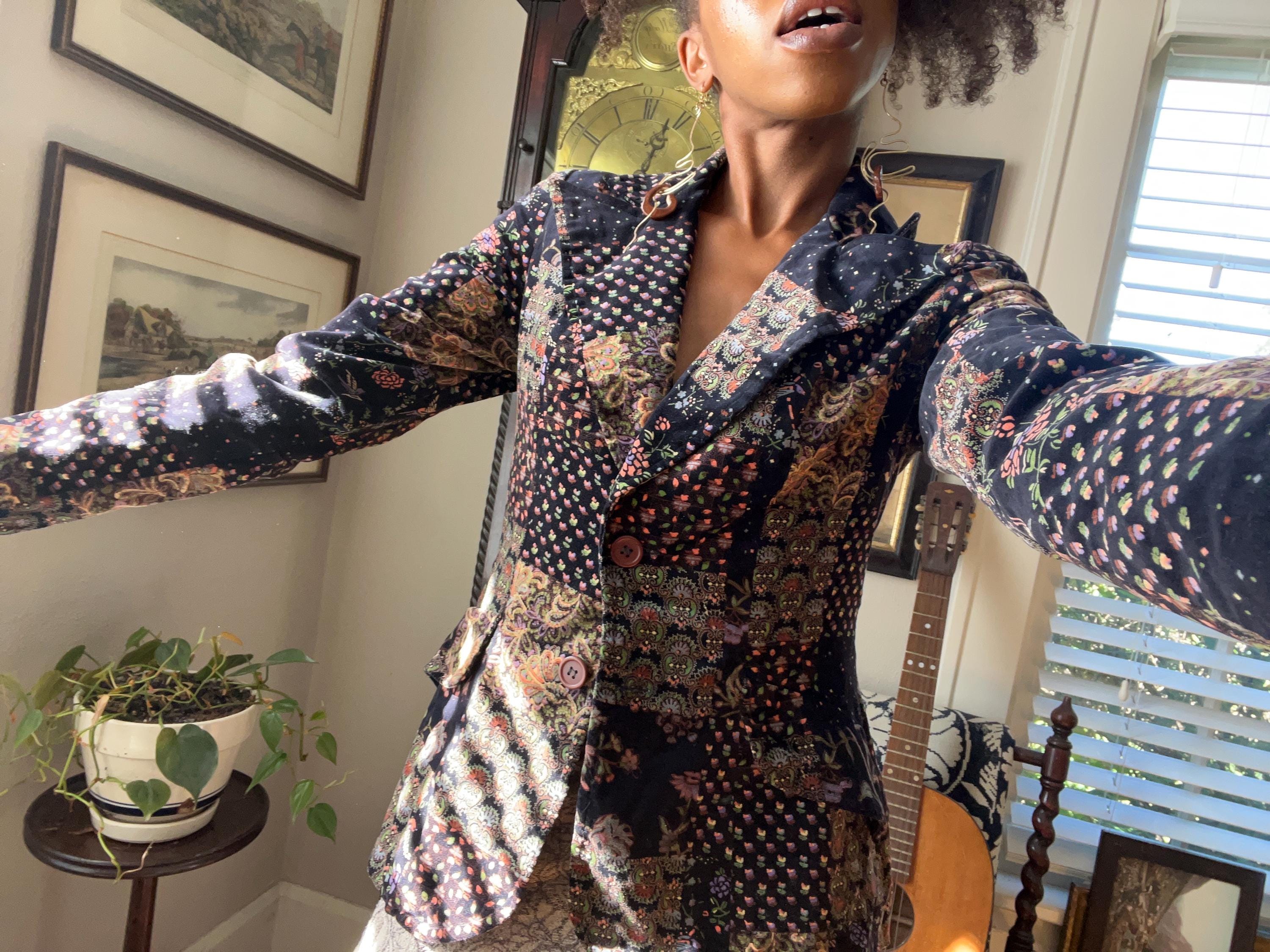 70s Paisley Blazer - Etsy 70s Paisley Blazer - Etsy