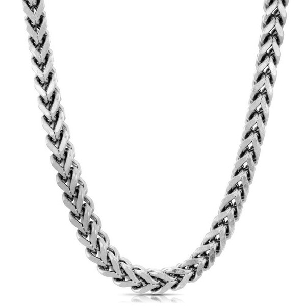 White Gold Chain Etsy