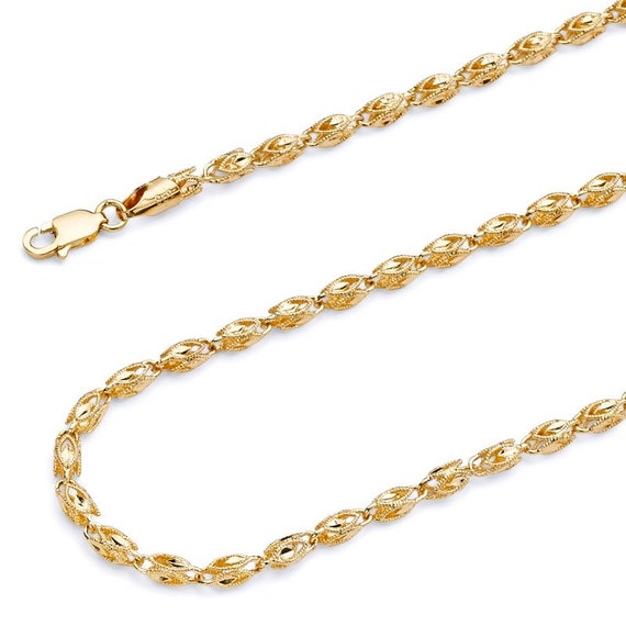 Solid 14K Yellow Gold Turkish Chain 