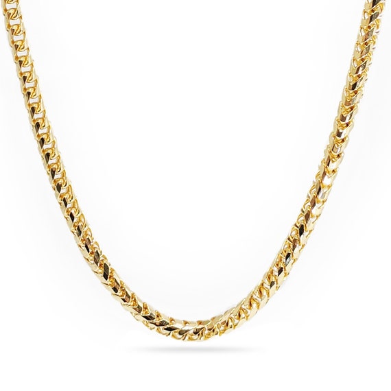Solid Yellow Gold Franco Box Chain 1 