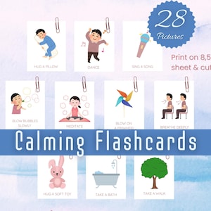 Calming Cards for Kids: Emotional Regulation and Mindfulness Activities | PDF Download |