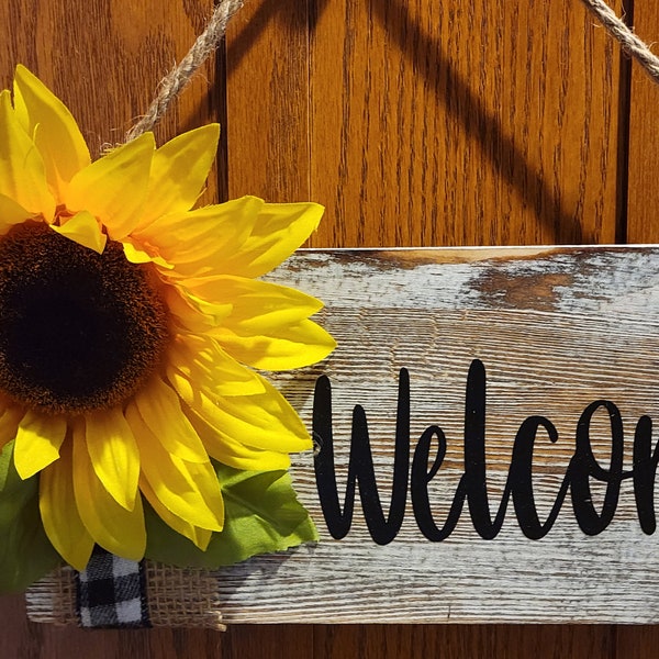 Floral Welcome Signs, Enterance Signs, Decor, Wall Hangings