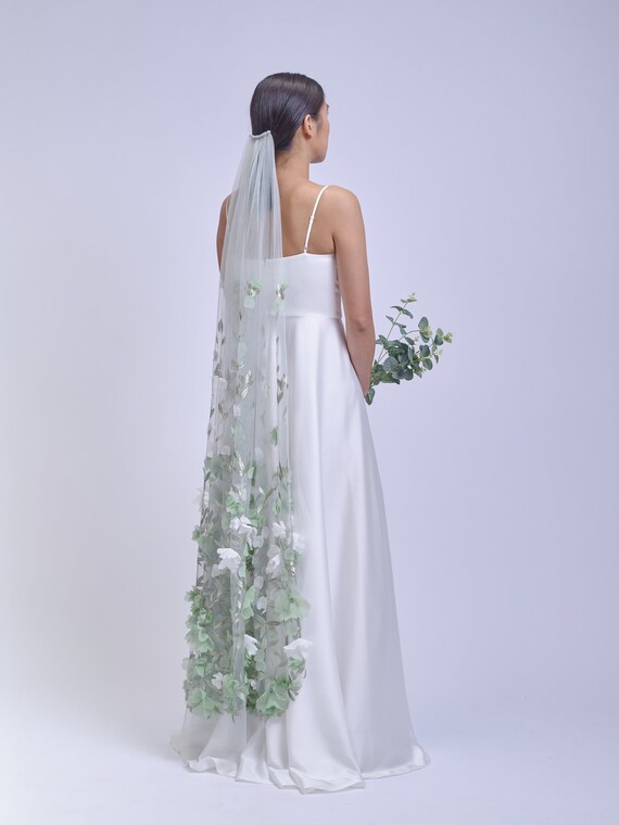 GREEN \u0026 WHITE AZALEA Ethereal 3D Rose 