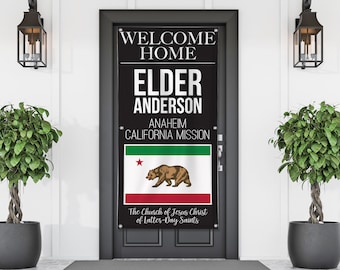 Welcome Home Missionary Banner Sign