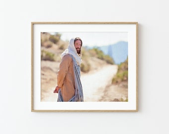 Arte de acuarela de Jesucristo, imagen de Jesús, descarga digital, imagen de Jesucristo SUD, arte SUD
