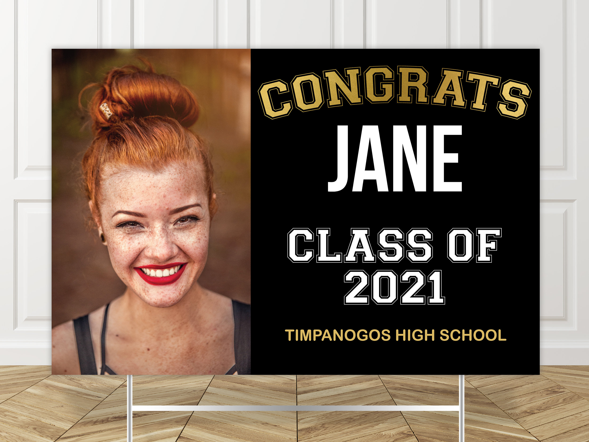 Custom Graduation Yard Sign Class of 2021 With Photo Etsy