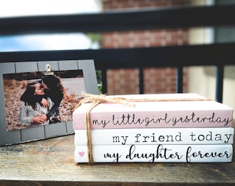 Mother daughter gift/ blush home decor/ book lover gift/ Mother’s Day gift/ Moms birthday gift