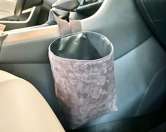 Auto-Mülleimer mit abwischbarer Vinyleinlage Black Sparkle | Auto-Müllsack | Auto Organisation | Auto-Müllsack | Autozubehör
