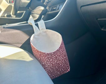 Auto-Mülleimer mit Haken Herbst Floral | Auto-Müllsack | Auto Organisation | Auto-Müllsack | Autozubehör