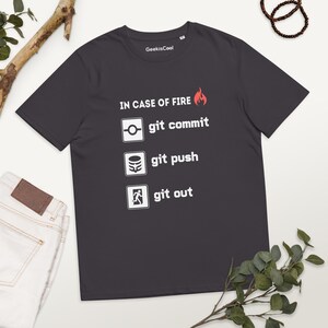 Code Fire Protocol Tee - Git, Commit, Push to Safety!