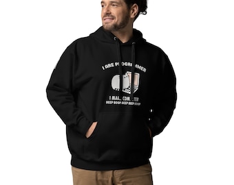 Cute Cat Coder Hoodie - Making Computers Beep in Style