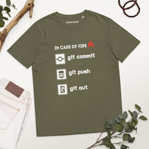 Code Fire Protocol Tee - Git, Commit, Push to Safety!