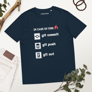 Code Fire Protocol Tee - Git, Commit, Push to Safety!