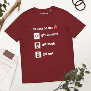 Code Fire Protocol Tee - Git, Commit, Push to Safety!