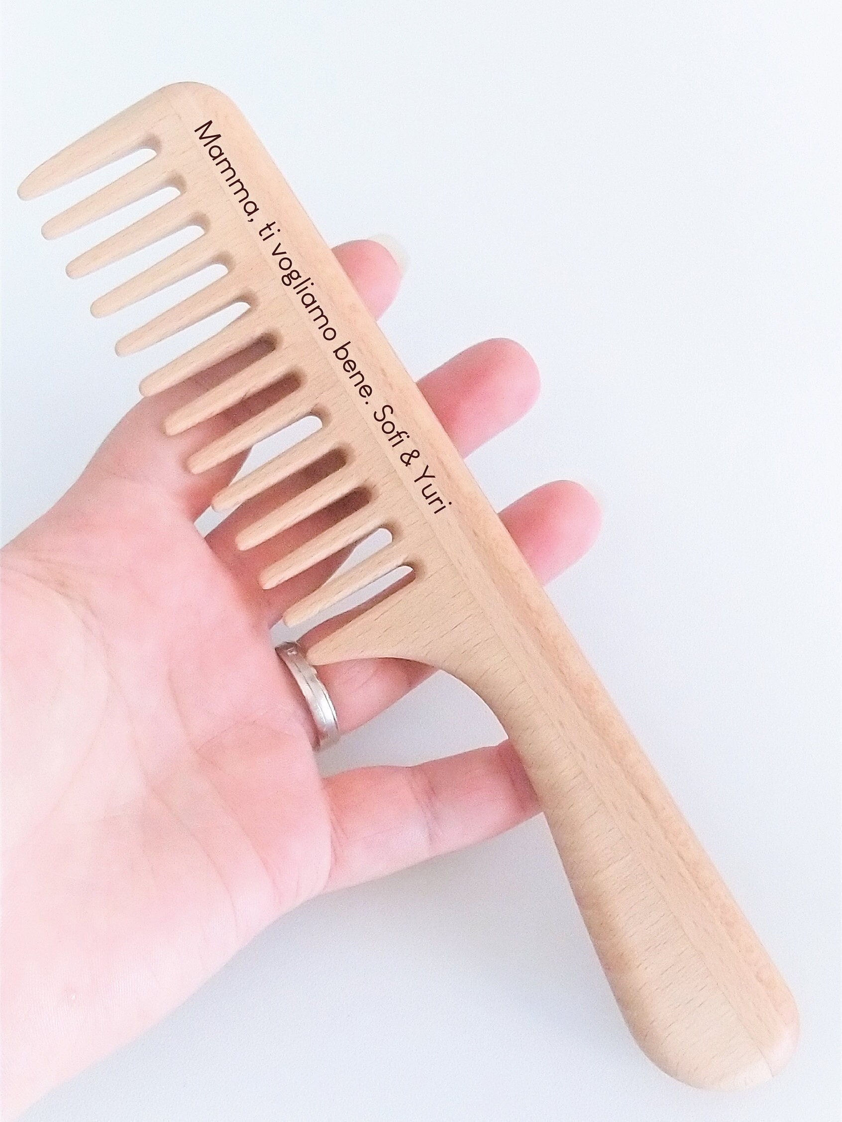 Custom Comb Customizable Wide-toothed Wooden Brush With - Etsy Custom Comb Customizable Wide-toothed Wooden Brush With - Etsy