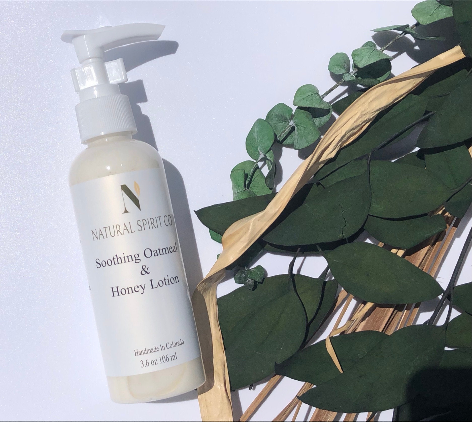 Soothing Oatmeal and Honey Healing Lotion Reduce Dry Skin Etsy