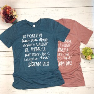 Teacher "Wishes" T-Shirt, Be Positive Teacher Tee, Teacher Shirt, Growth Mindset Shirt