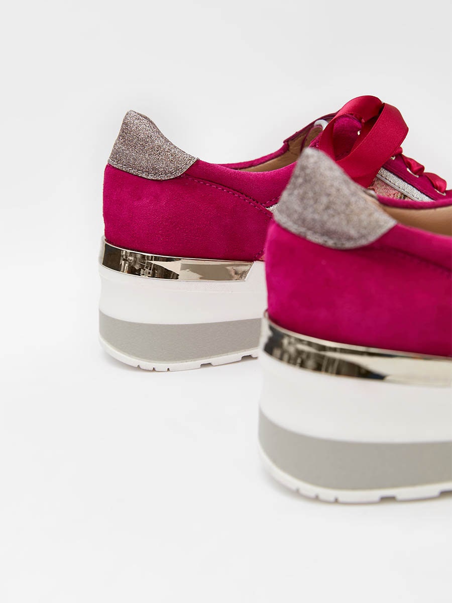 fuchsia sneakers