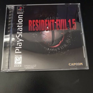 Resident Evil 1.5 PS1 Reproduction Case