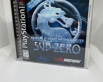 Mortal Kombat Mythologies: Sub-zero PS1 Reproduction Case - Etsy