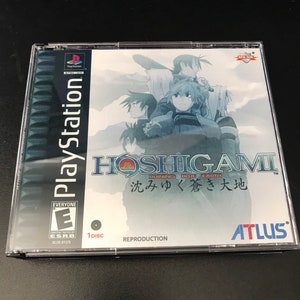 Hoshigami: Ruining Blue Earth PS1 Reproduction Case