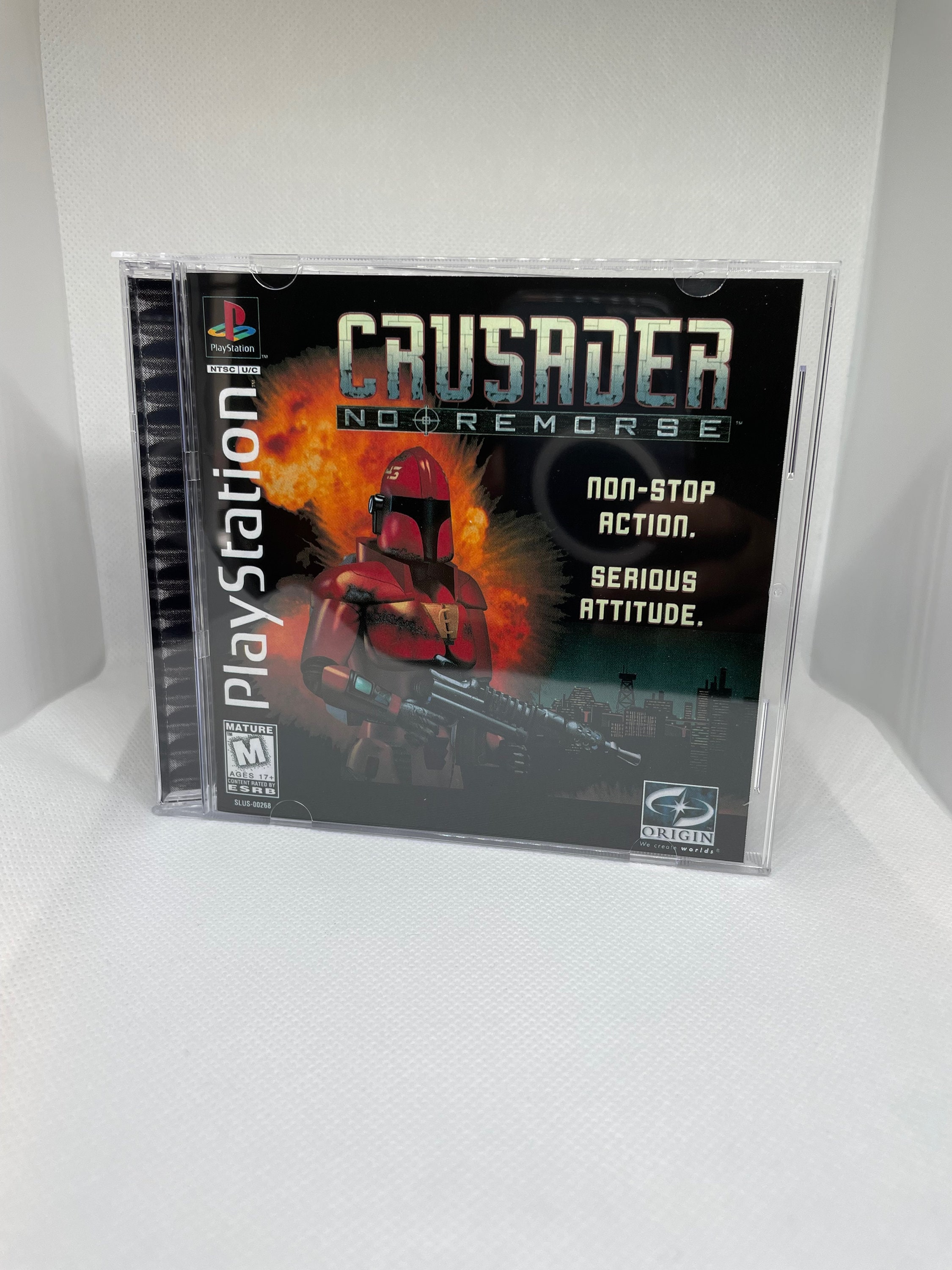 Crusader No Remorse PS1 Reproduction Case - Etsy