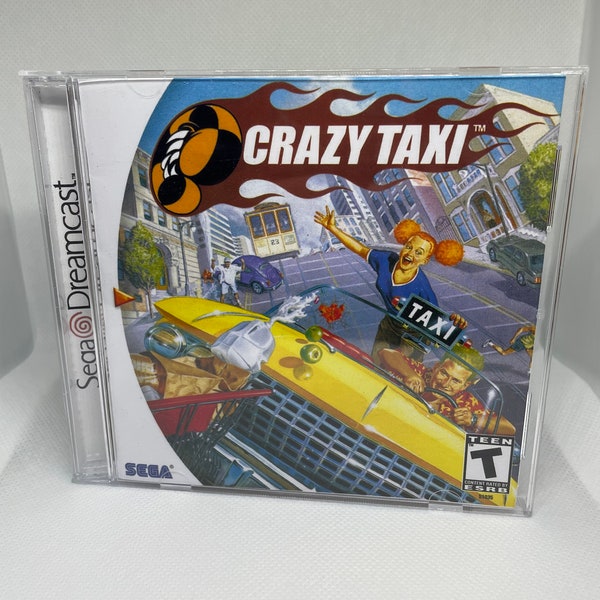 Crazy Taxi Series Dreamcast Reproduction Case