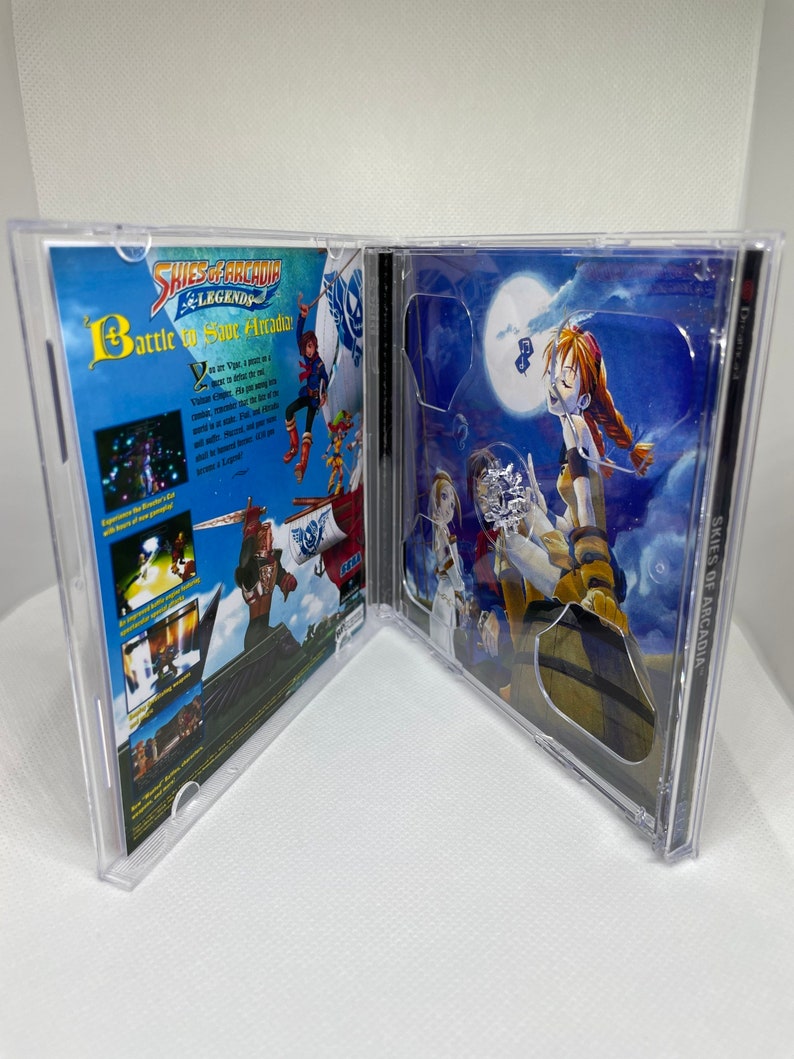 Skies of Arcadia Dreamcast Reproduction Case image 3