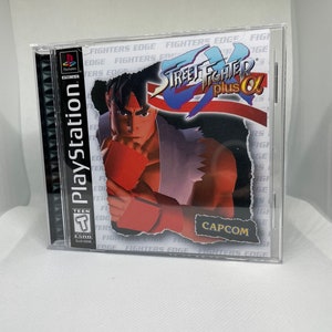 Street Fighter Plus Alpha PS1 Reproduction Case NO DISC