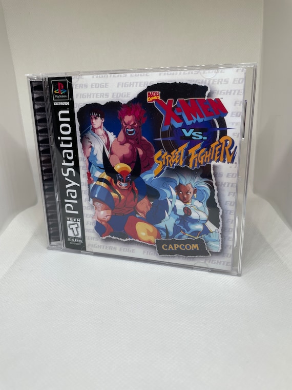 X-men Vs Street Fighter PS1 Reproduction Case NO DISC - Etsy