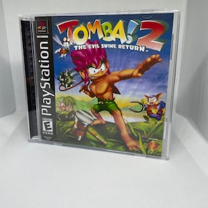 Tomba! 2: The Evil Swine Return PS1 Reproduction Case
